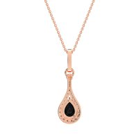Wrap Tear Drop Dangling Necklace