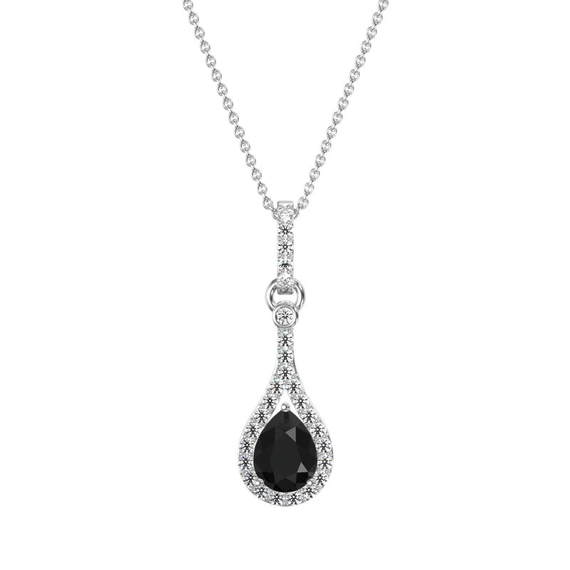 Wrap Tear Drop Dangling Necklace