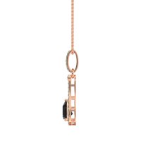 Wrap Tear Drop Dangling Necklace