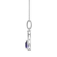 Wrap Tear Drop Dangling Necklace