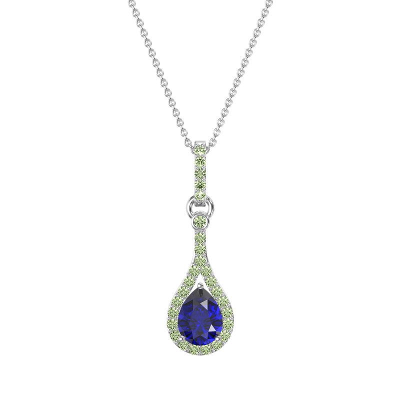 Wrap Tear Drop Dangling Necklace
