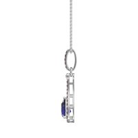 Wrap Tear Drop Dangling Necklace