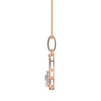 Wrap Tear Drop Dangling Necklace