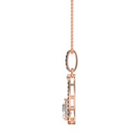 Wrap Tear Drop Dangling Necklace