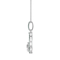 Wrap Tear Drop Dangling Necklace