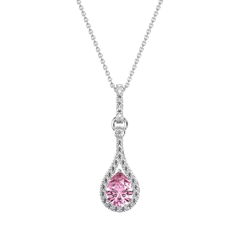Wrap Tear Drop Dangling Necklace