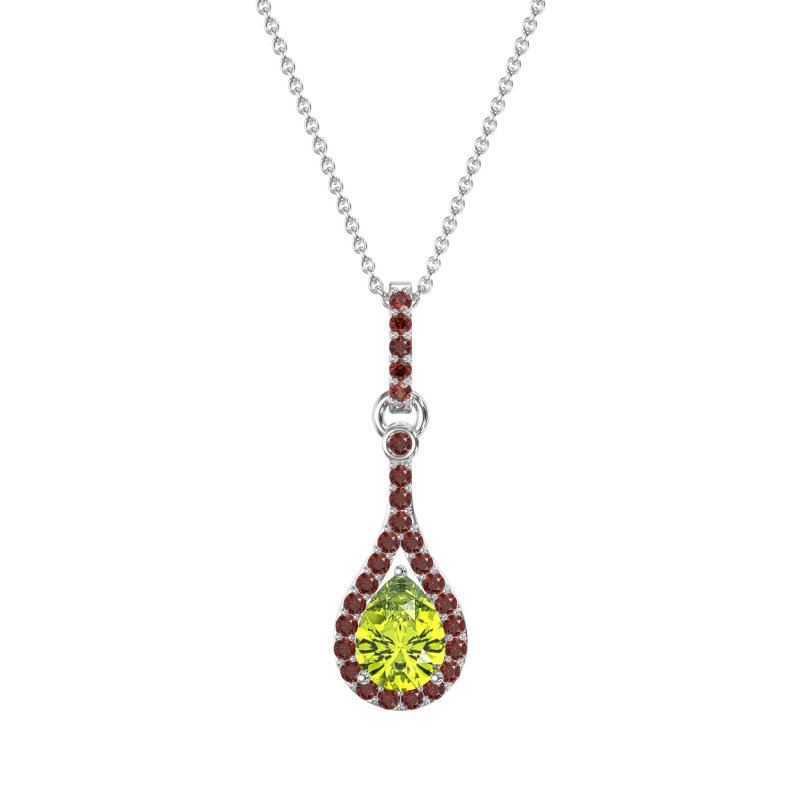 Wrap Tear Drop Dangling Necklace