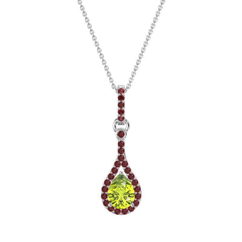 Wrap Tear Drop Dangling Necklace