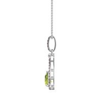 Wrap Tear Drop Dangling Necklace