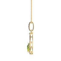 Wrap Tear Drop Dangling Necklace