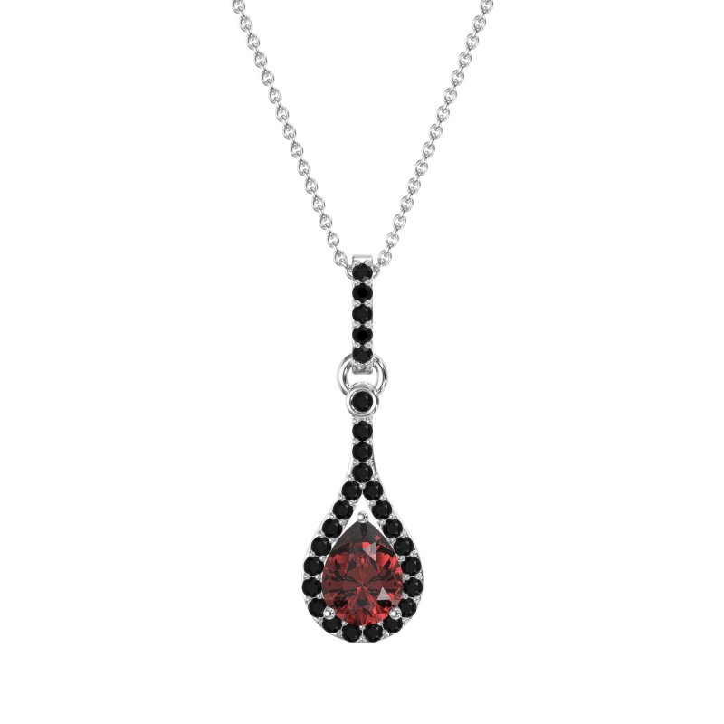 Wrap Tear Drop Dangling Necklace