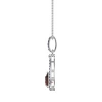 Wrap Tear Drop Dangling Necklace