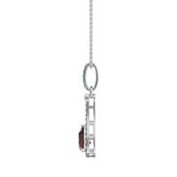 Wrap Tear Drop Dangling Necklace