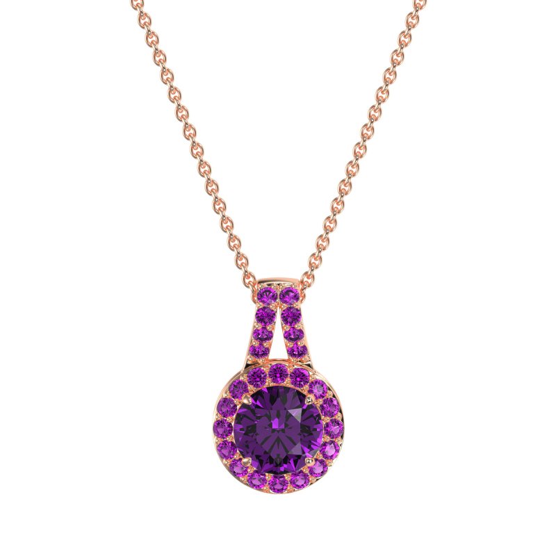 Classic Halo Necklace