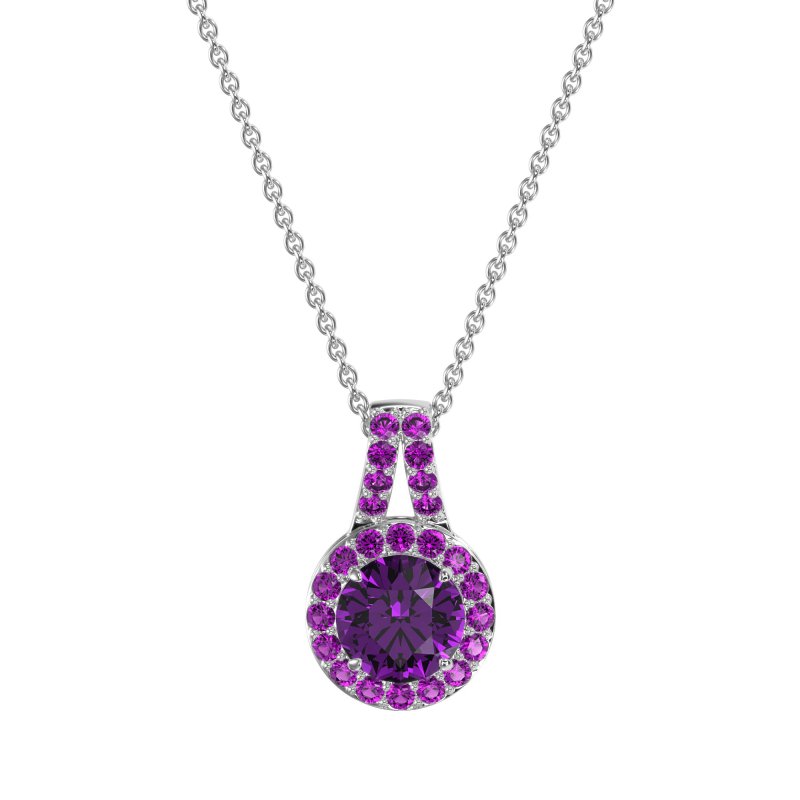 Classic Halo Necklace