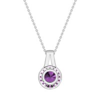 Classic Halo Necklace