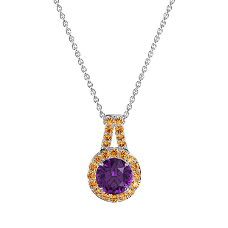 Classic Halo Necklace