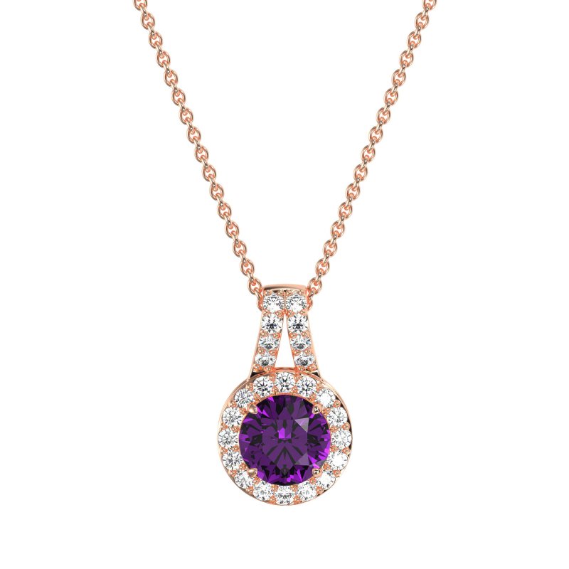 Classic Halo Necklace