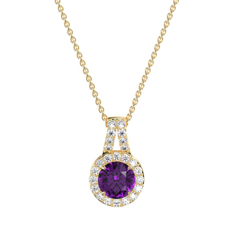 Classic Halo Necklace