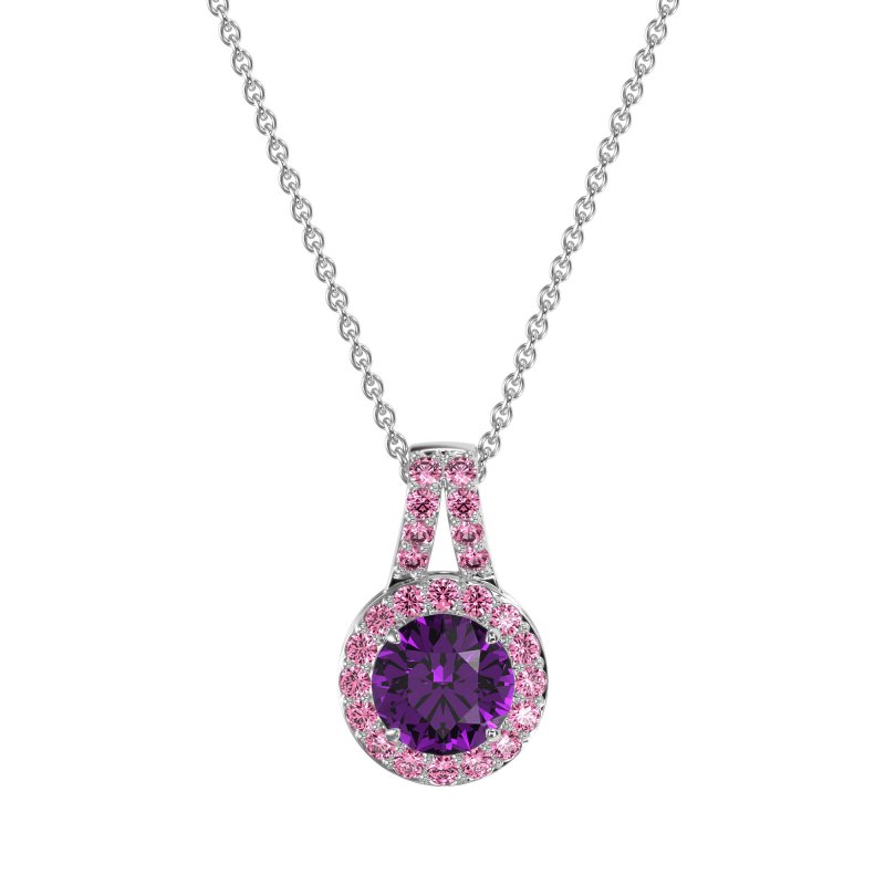Classic Halo Necklace