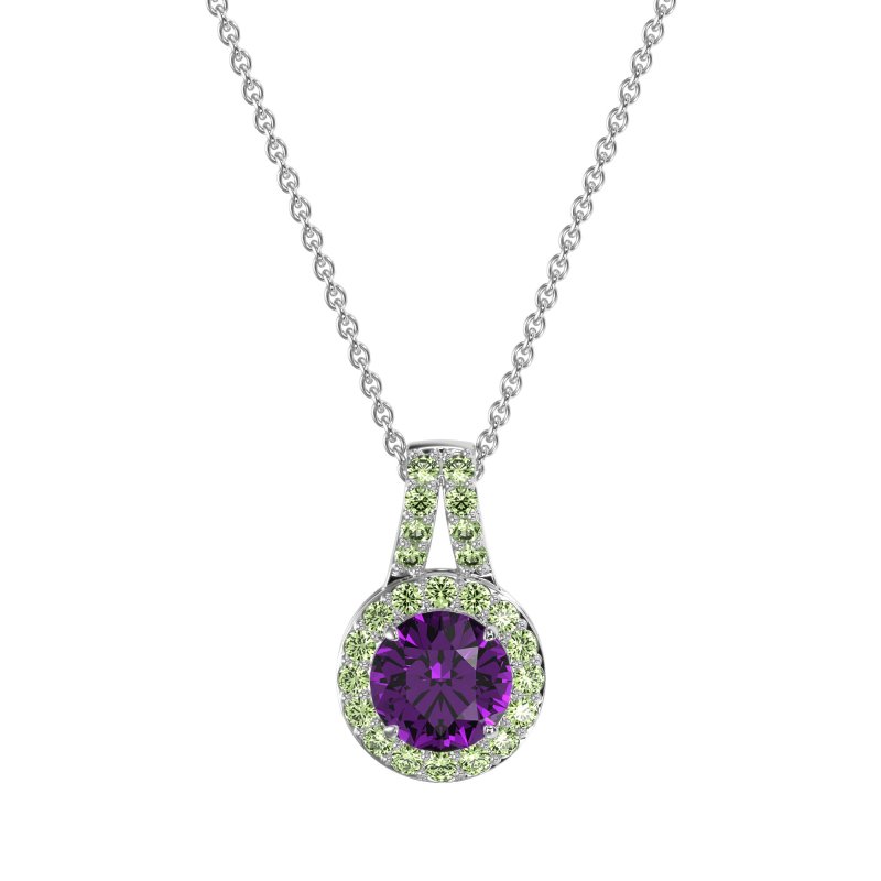 Classic Halo Necklace