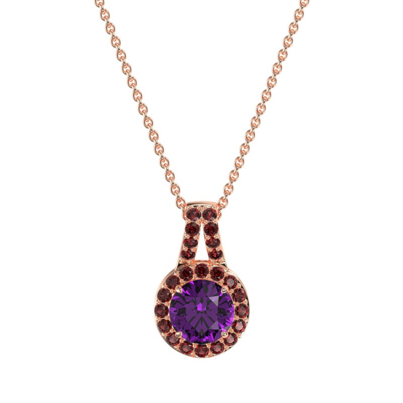 Classic Halo Necklace