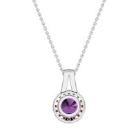 Classic Halo Necklace