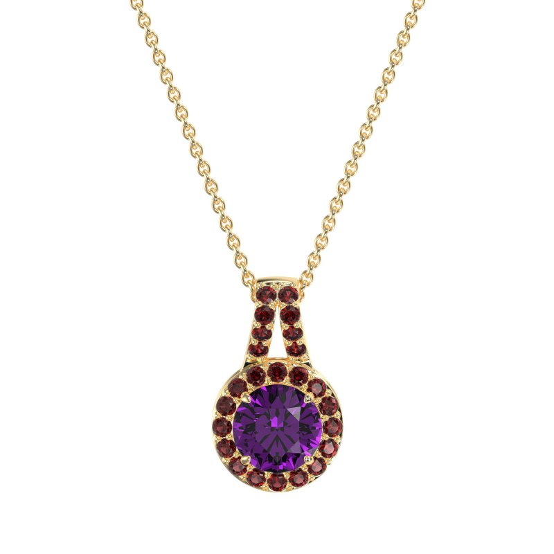 Classic Halo Necklace
