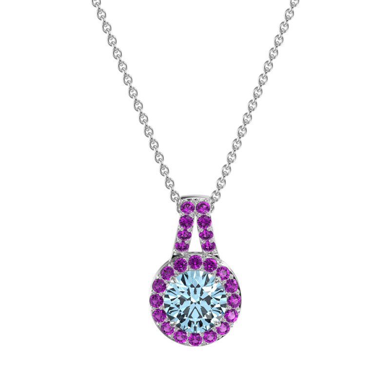 Classic Halo Necklace