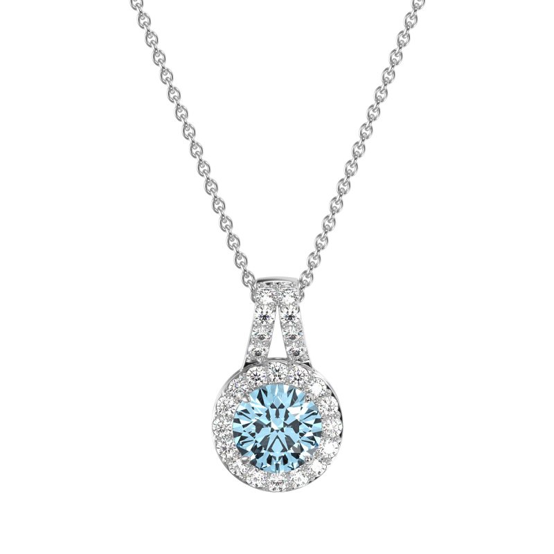 Classic Halo Necklace