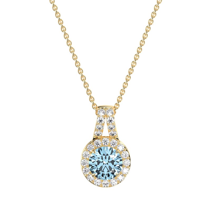 Classic Halo Necklace