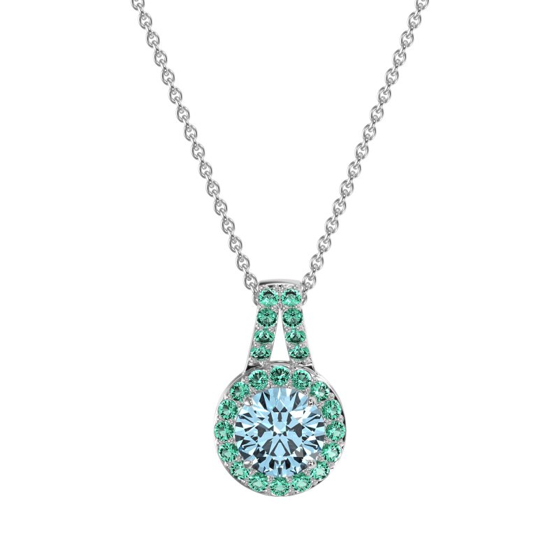 Classic Halo Necklace