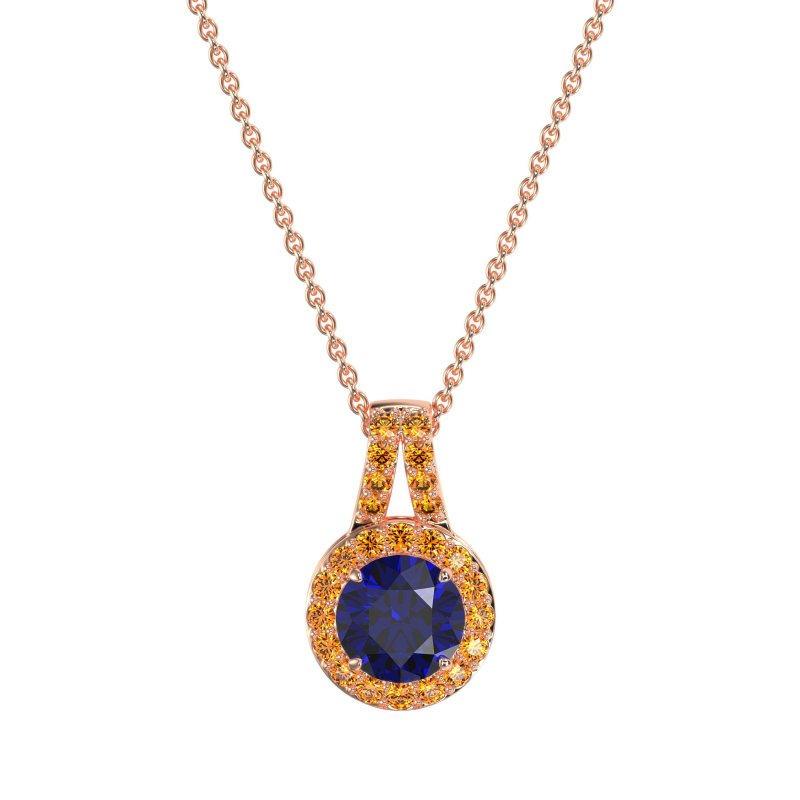 Classic Halo Necklace