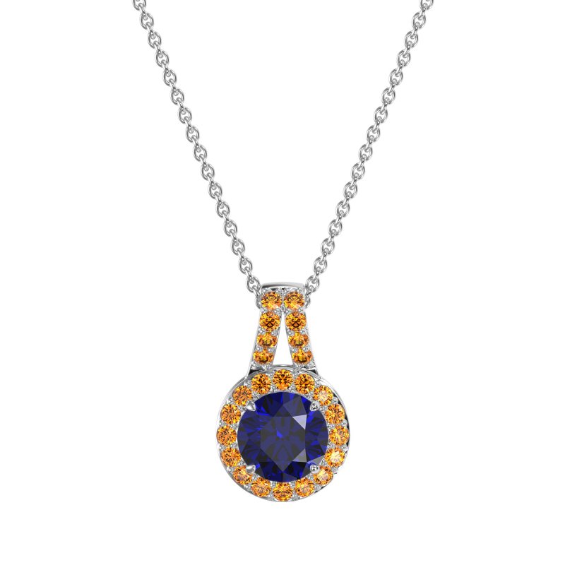 Classic Halo Necklace