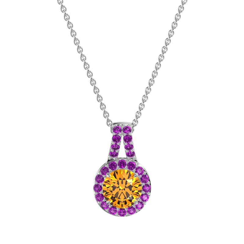 Classic Halo Necklace