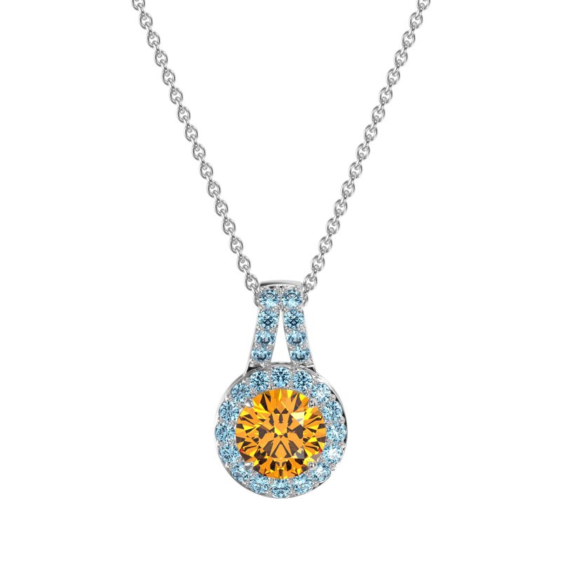 Classic Halo Necklace