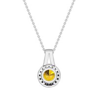 Classic Halo Necklace