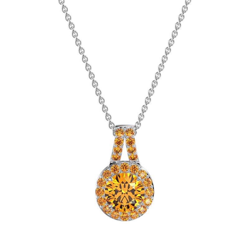 Classic Halo Necklace