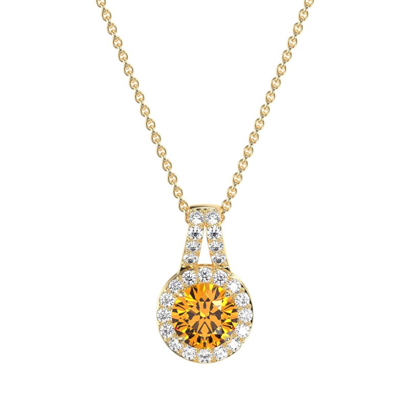 Classic Halo Necklace