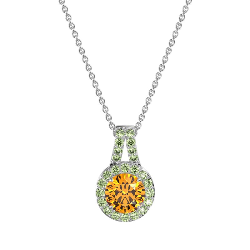 Classic Halo Necklace