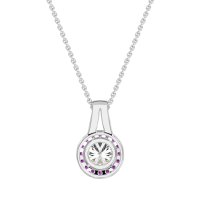 Classic Halo Necklace