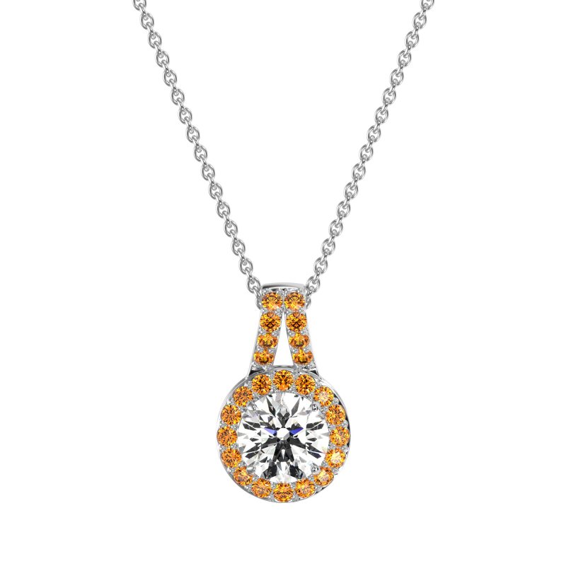 Classic Halo Necklace