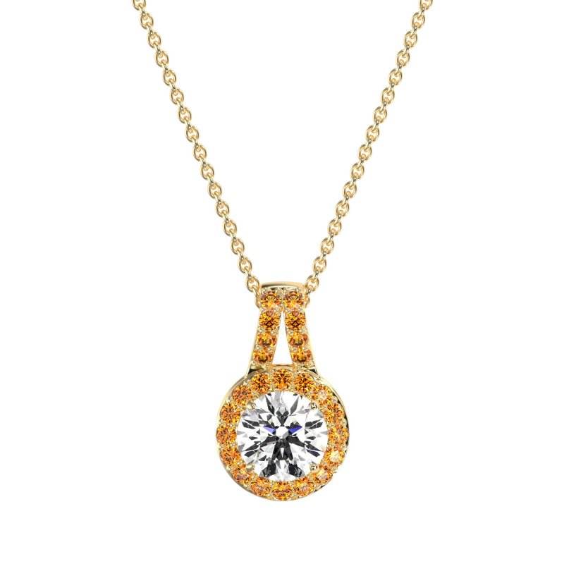 Classic Halo Necklace