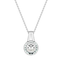 Classic Halo Necklace