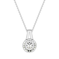 Classic Halo Necklace