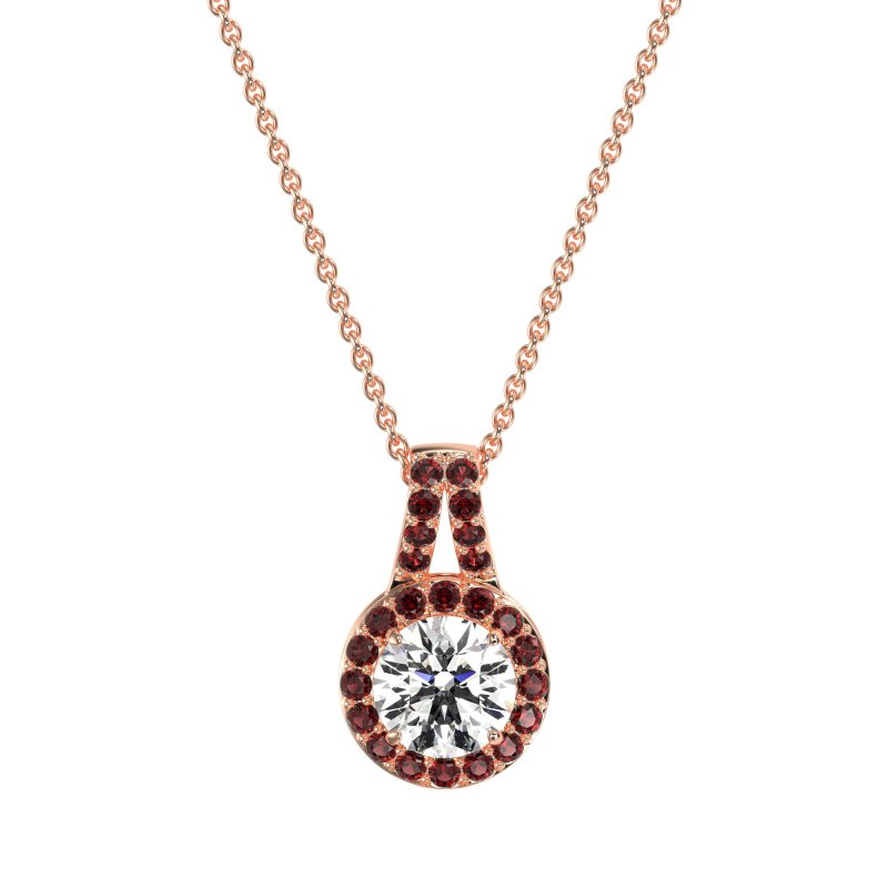 Classic Halo Necklace