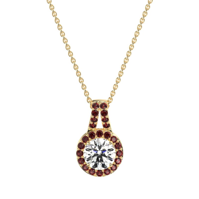 Classic Halo Necklace