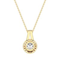 Classic Halo Necklace