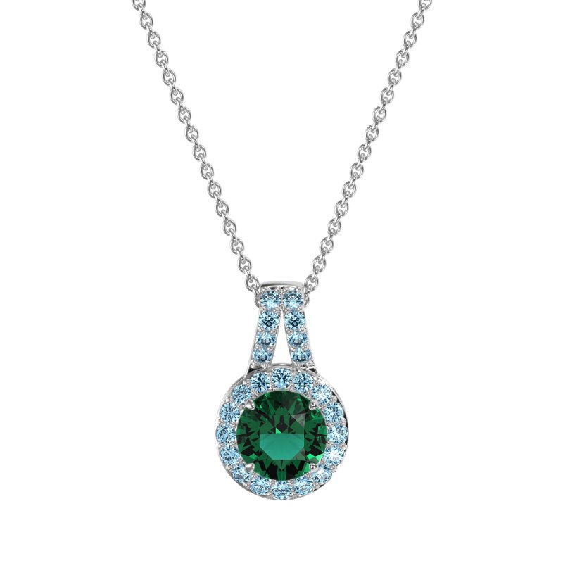Classic Halo Necklace
