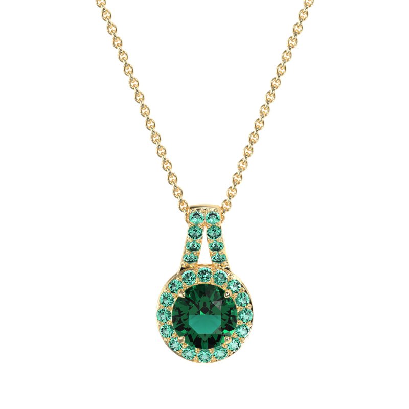 Classic Halo Necklace